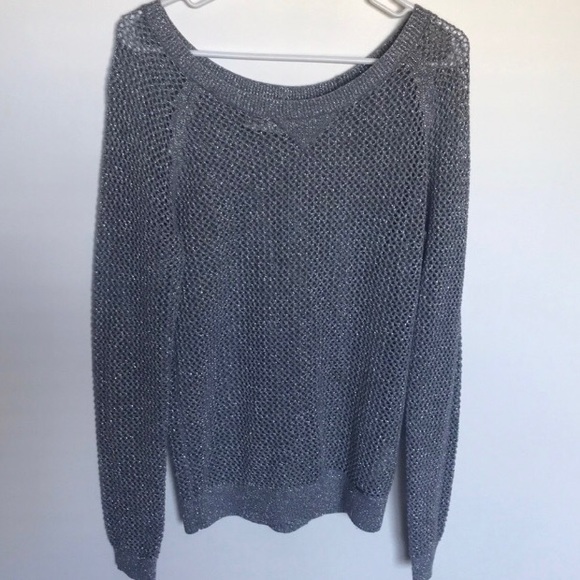 Hollister Sweaters - Hollister Metallic Open Knit Sweater